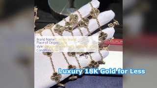 สร้อยข้อมือทอง 18K สไตล์วินเทจ เครื่องประดับสั่งทำหรูหรา