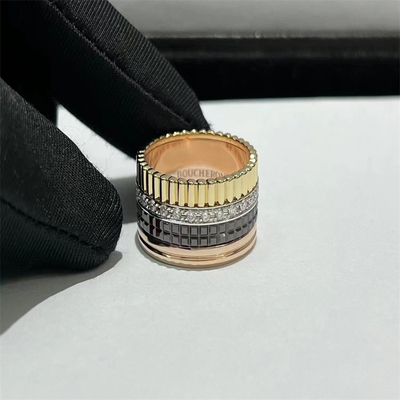 High Jewelry  Diamond Ring Custom Luxury 18K Gold Diamond Ring