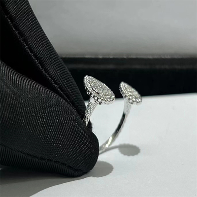  Real Diamond Jewelry Luxury White Gold Diamond Ring