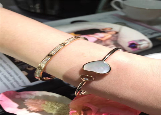 Personalized Chopard Jewelry 18K Rose Gold Made With One Moving Diamond