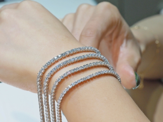 1 To 20 Carat Diamond Tennis Bracelet 14k White Or Yellow Gold DEF VVS1