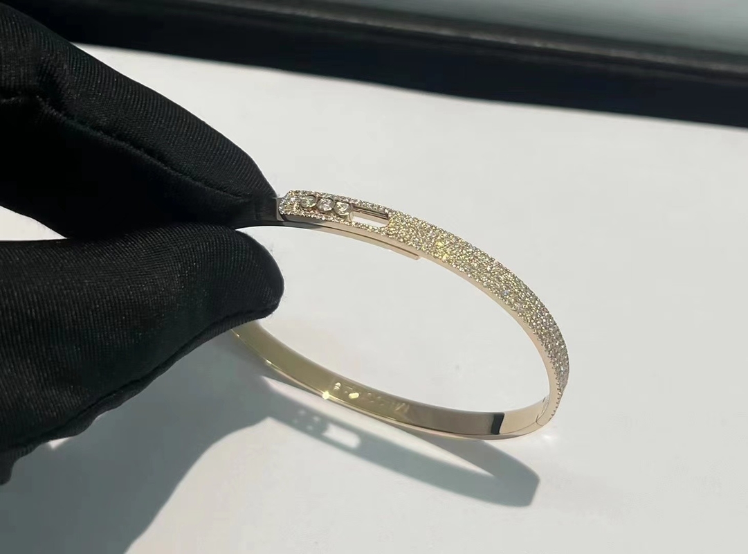 Anniversary Party 18K Gold Diamond Jewelry Superclone Jewelry VVS Diamond