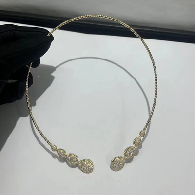 เครื่องประดับอารบิก 18 คาราทองคํา สร้อยคอ Custom งู Bohemian สร้อยคอ