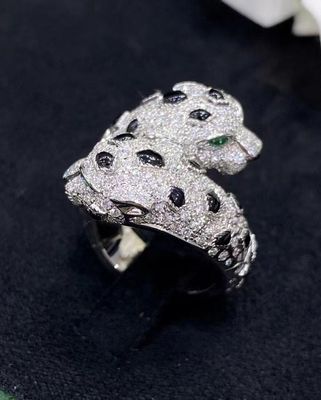 VVS Clarity 18k ทองคํา แบรนด์หรูหรา เครื่องประดับราคาสูง แพคเกจส่วนตัว