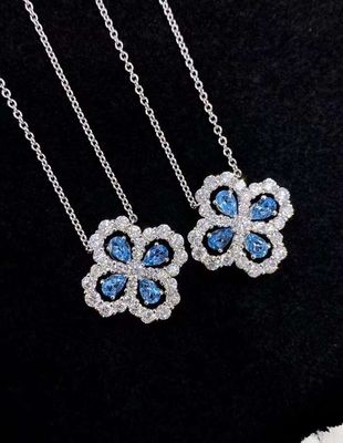 สไตล์คลาสสิค VVS Clarity 18k Gold Jewels Set พร้อมเครื่องประดับหรูจากผู้ผลิตชั้นนํา