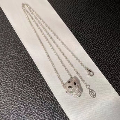 หินกําเนิด Unisex Brand 18k Gold Necklace สี GH VS SI ความชัดเจนสําหรับการหมั้น